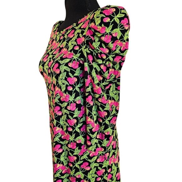 Luv Betsey By Betsey Johnson Floral Summer Dress. Lightweight Jersey Sizes Small - Picture 3 of 6